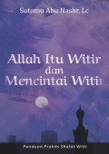 Allah Itu Witir dan mencintai Witir